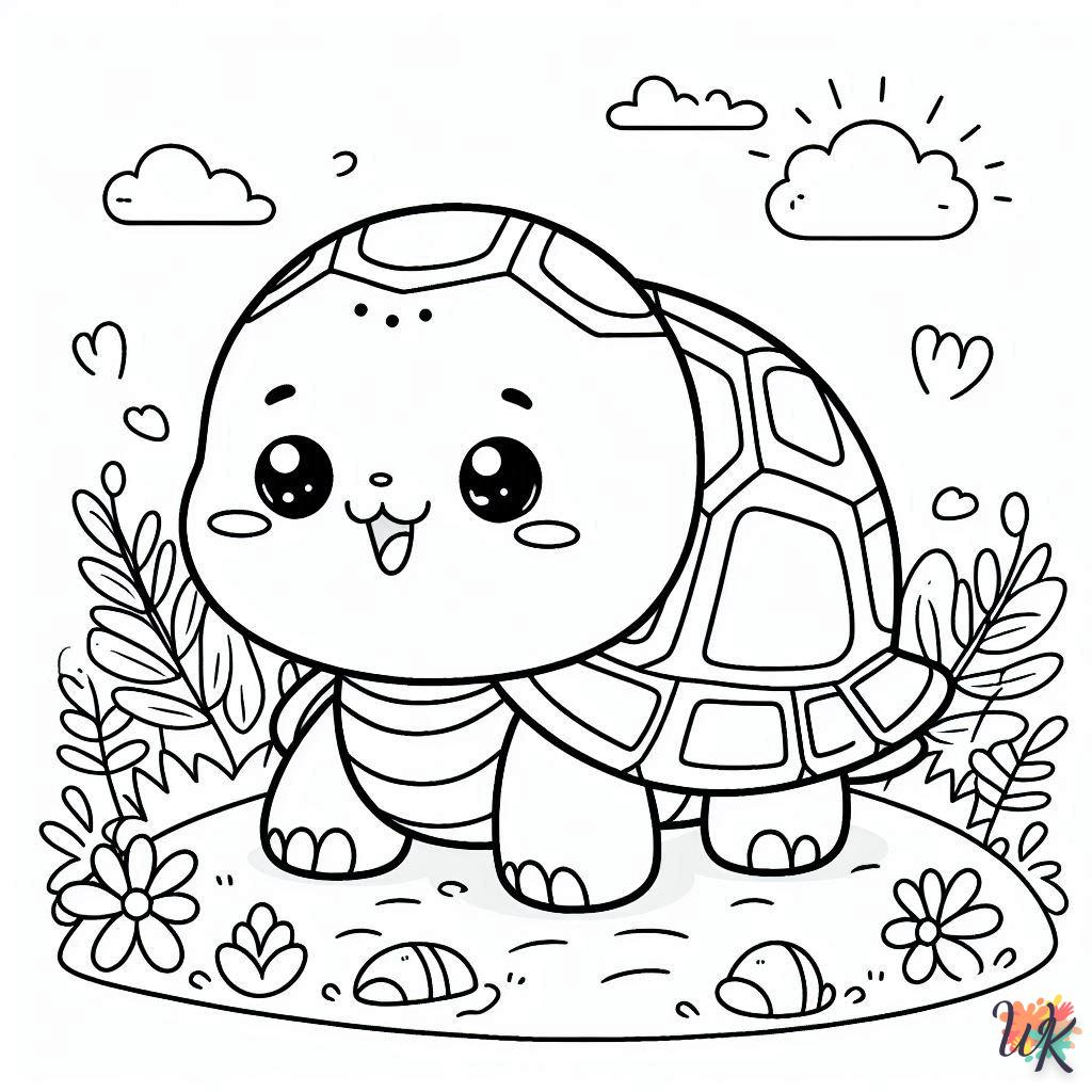 Dibujos Para Colorear Tortuga