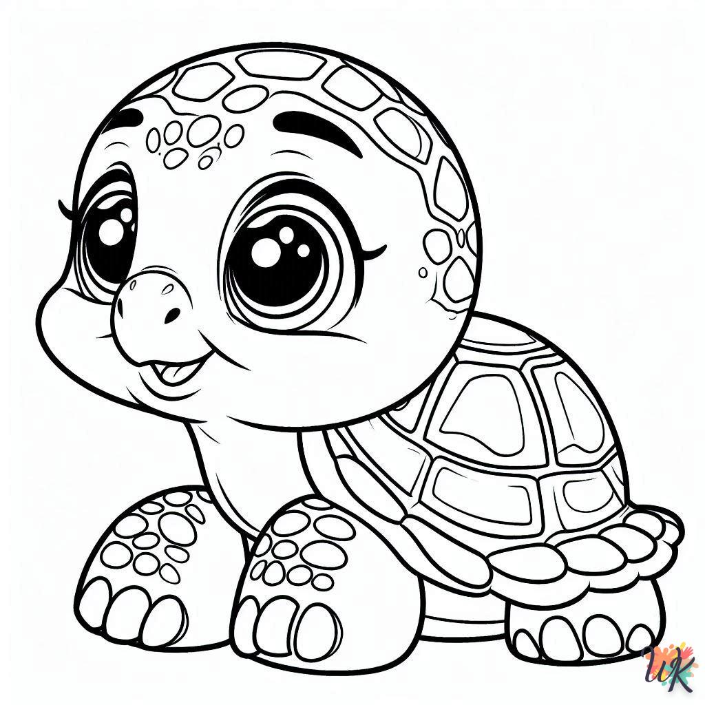 Dibujos Para Colorear Tortuga