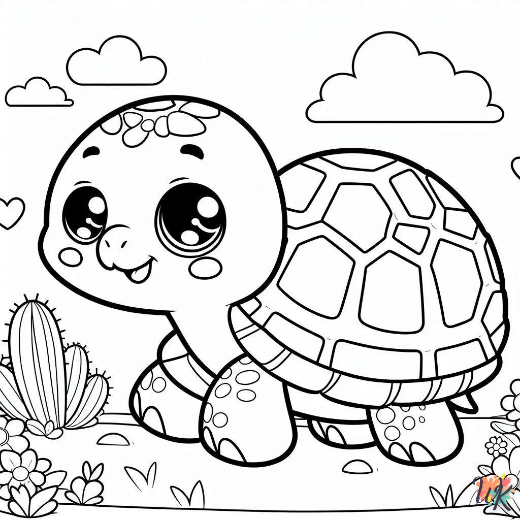 Dibujos Para Colorear Tortuga