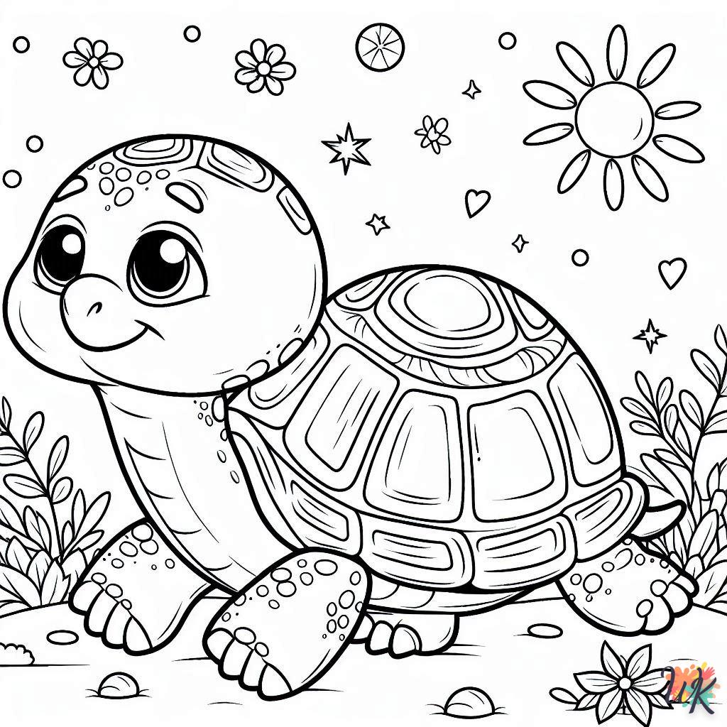 Dibujos Para Colorear Tortuga