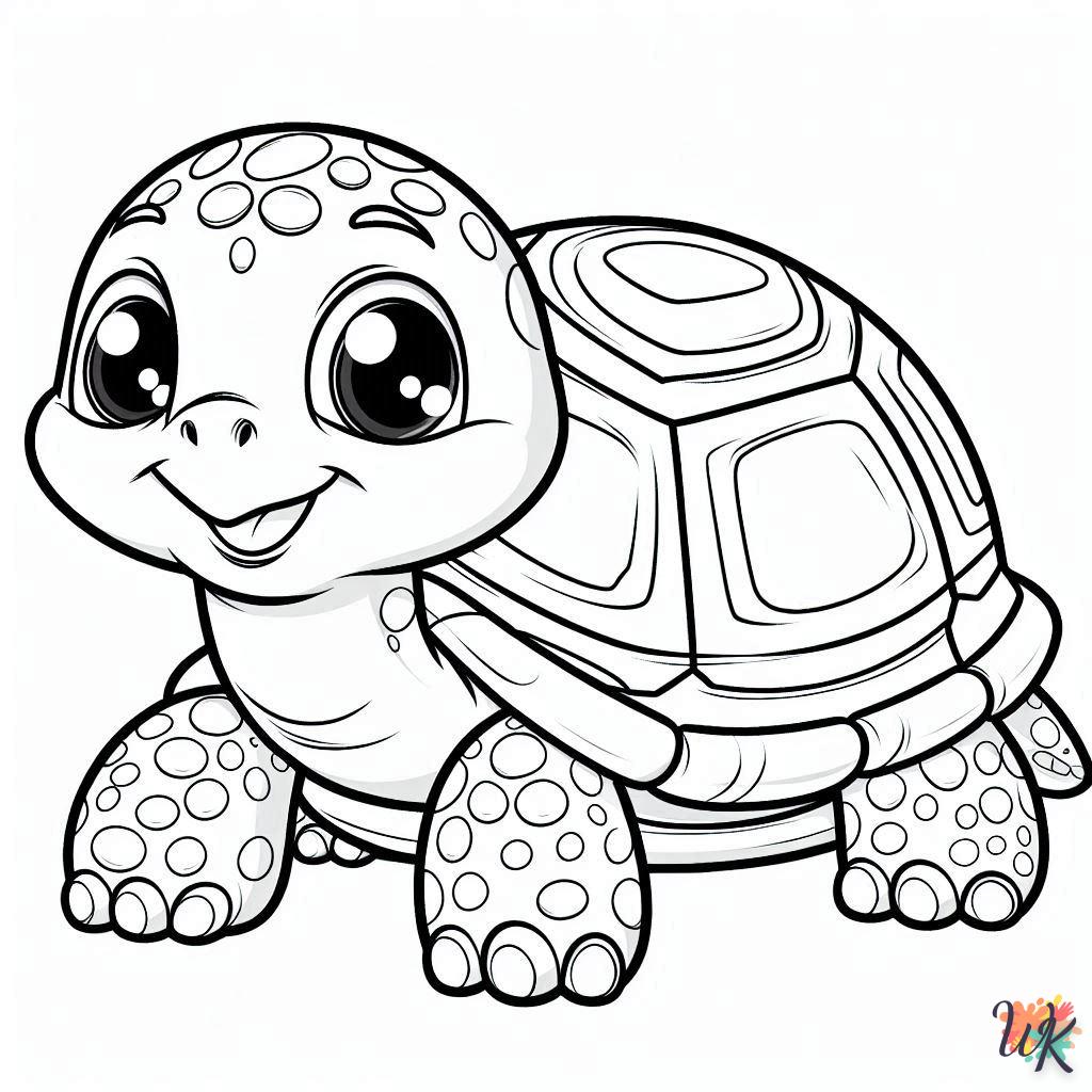 Dibujos Para Colorear Tortuga