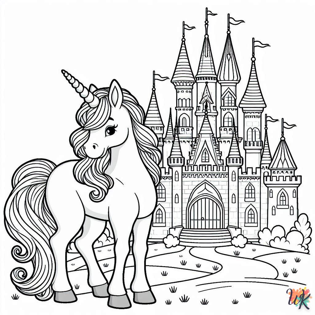 Dibujos Para Colorear Unicornio