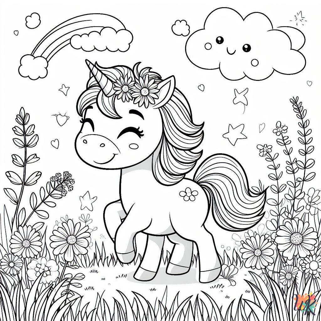 Dibujos Para Colorear Unicornio