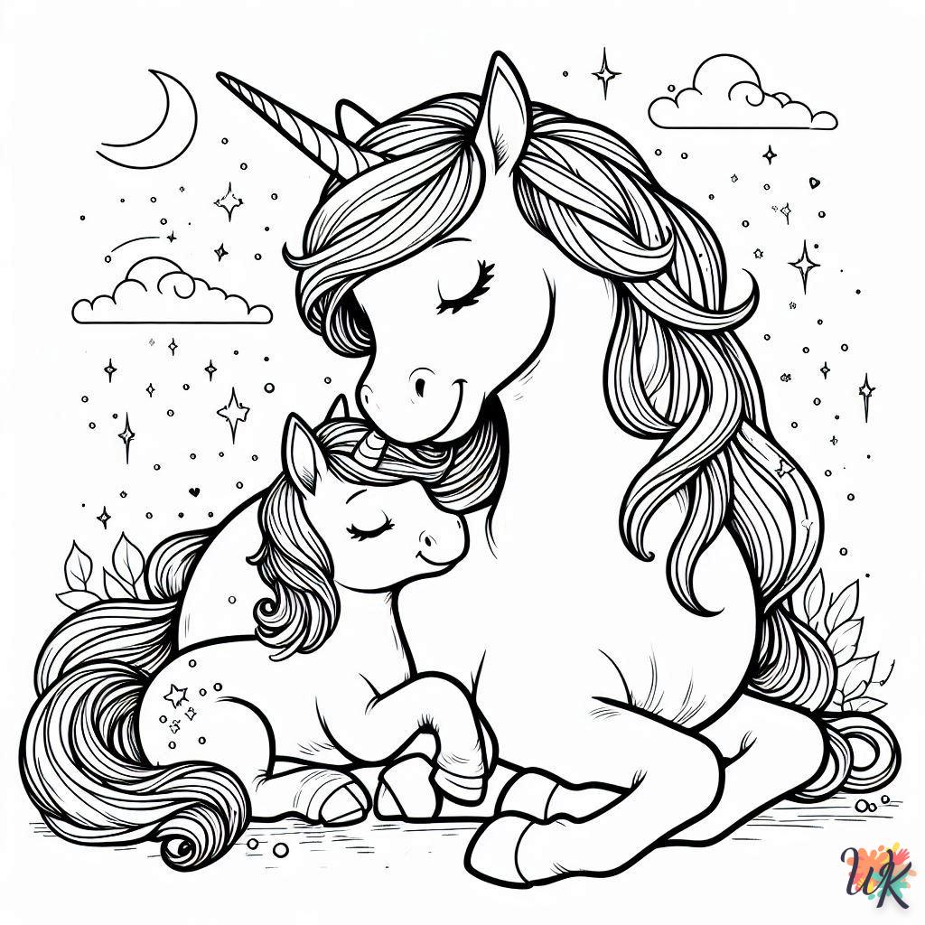 Dibujos Para Colorear Unicornio