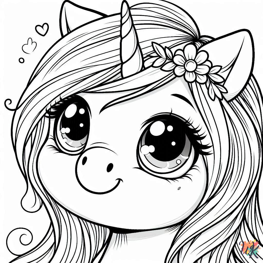 Dibujos Para Colorear Unicornio