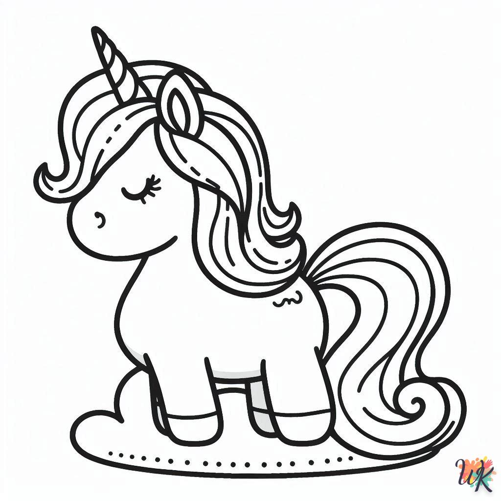 Dibujos Para Colorear Unicornio