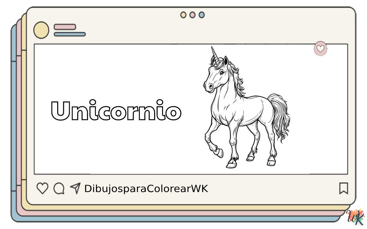 57 Dibujos Para Colorear Unicornio