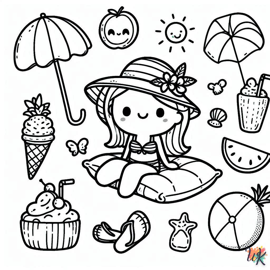 Dibujos Para Colorear Verano