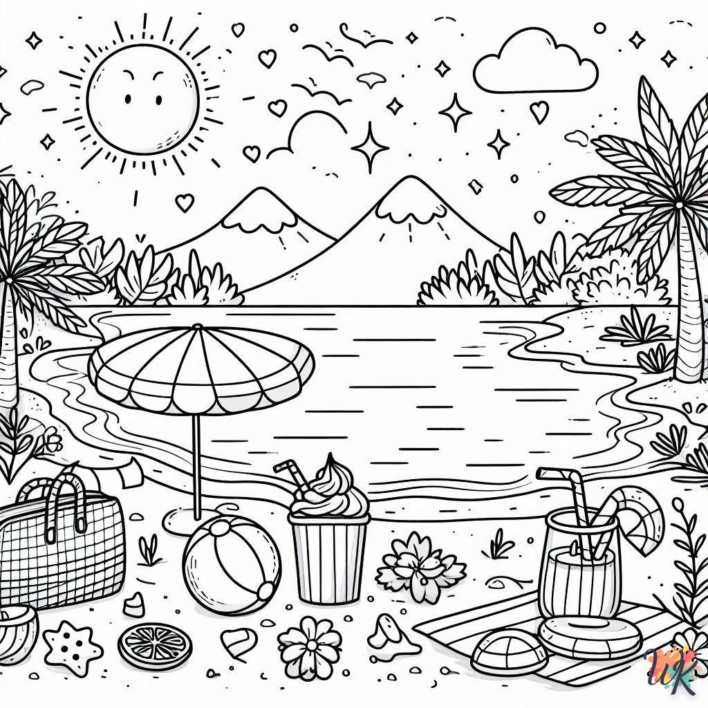 Dibujos Para Colorear Verano