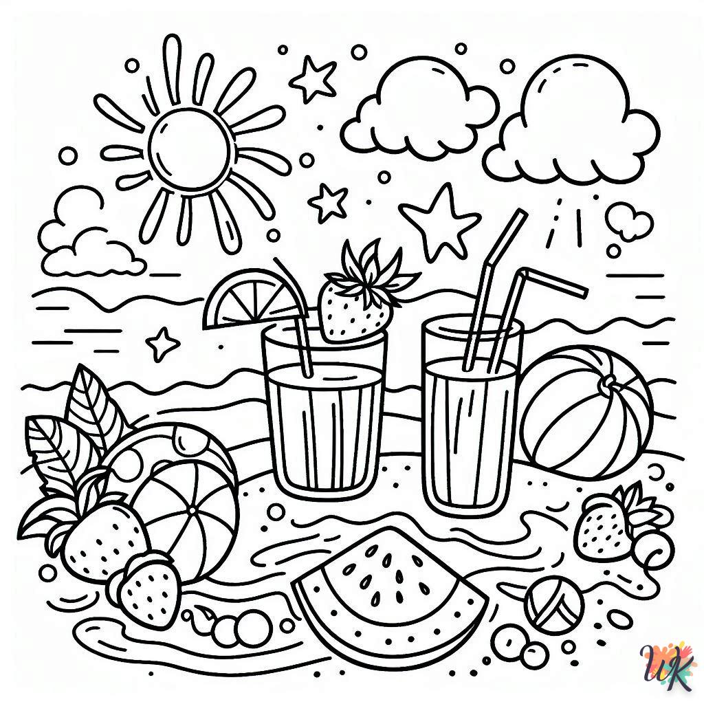 Dibujos Para Colorear Verano