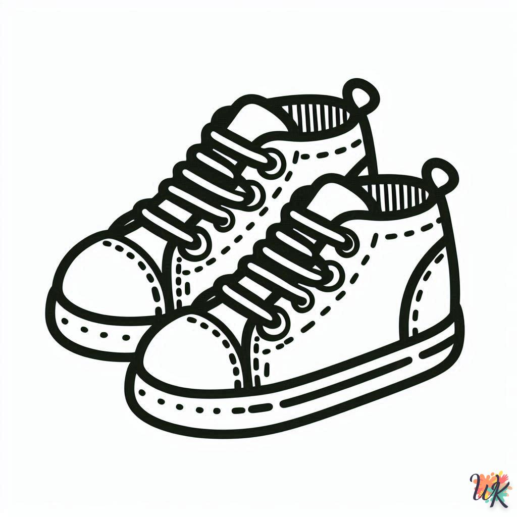 Dibujos Para Colorear Zapatillas