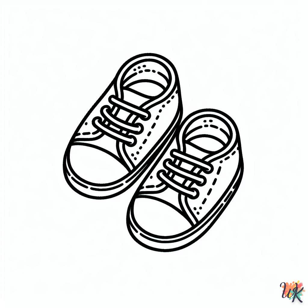 Dibujos Para Colorear Zapatillas