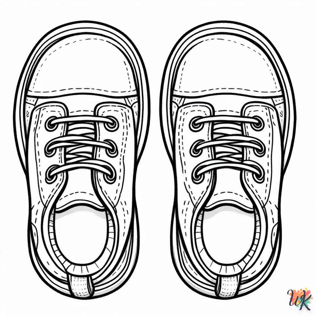 Dibujos Para Colorear Zapatillas