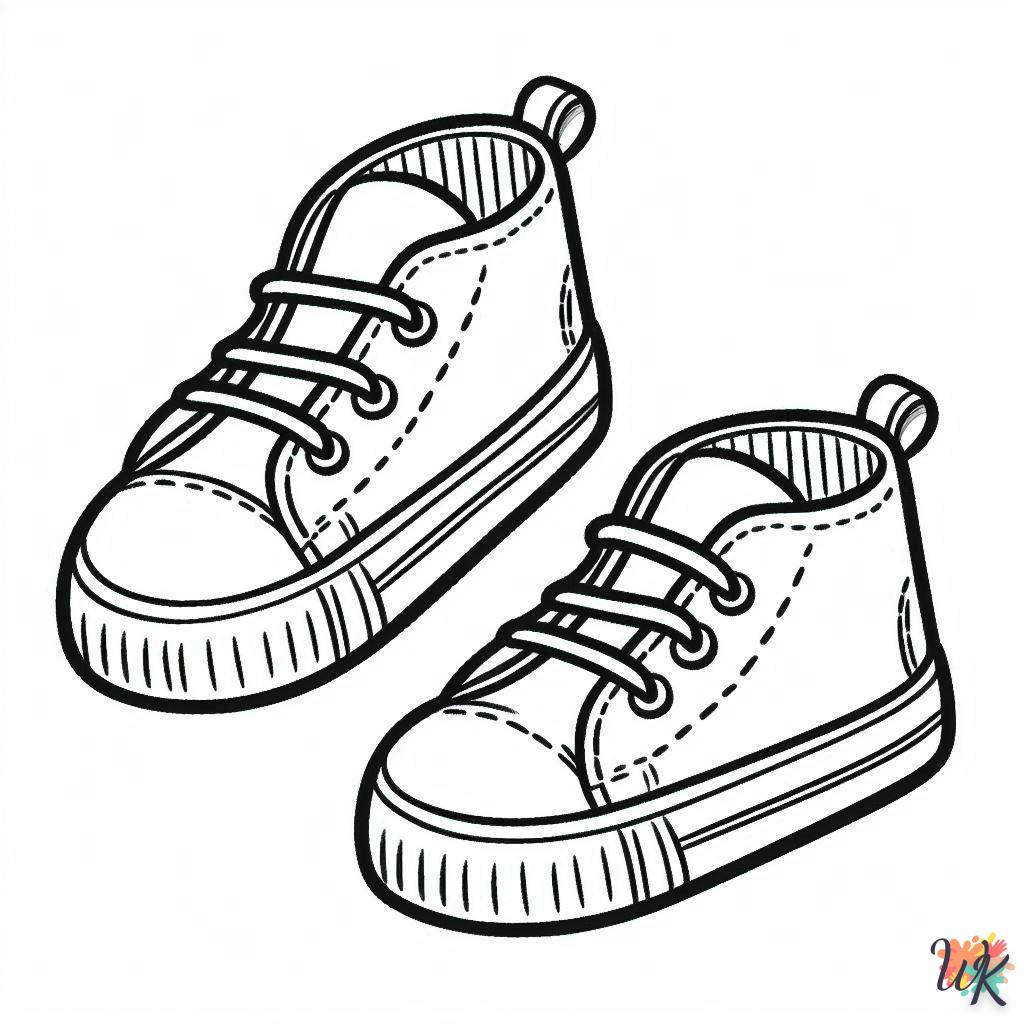 Dibujos Para Colorear Zapatillas