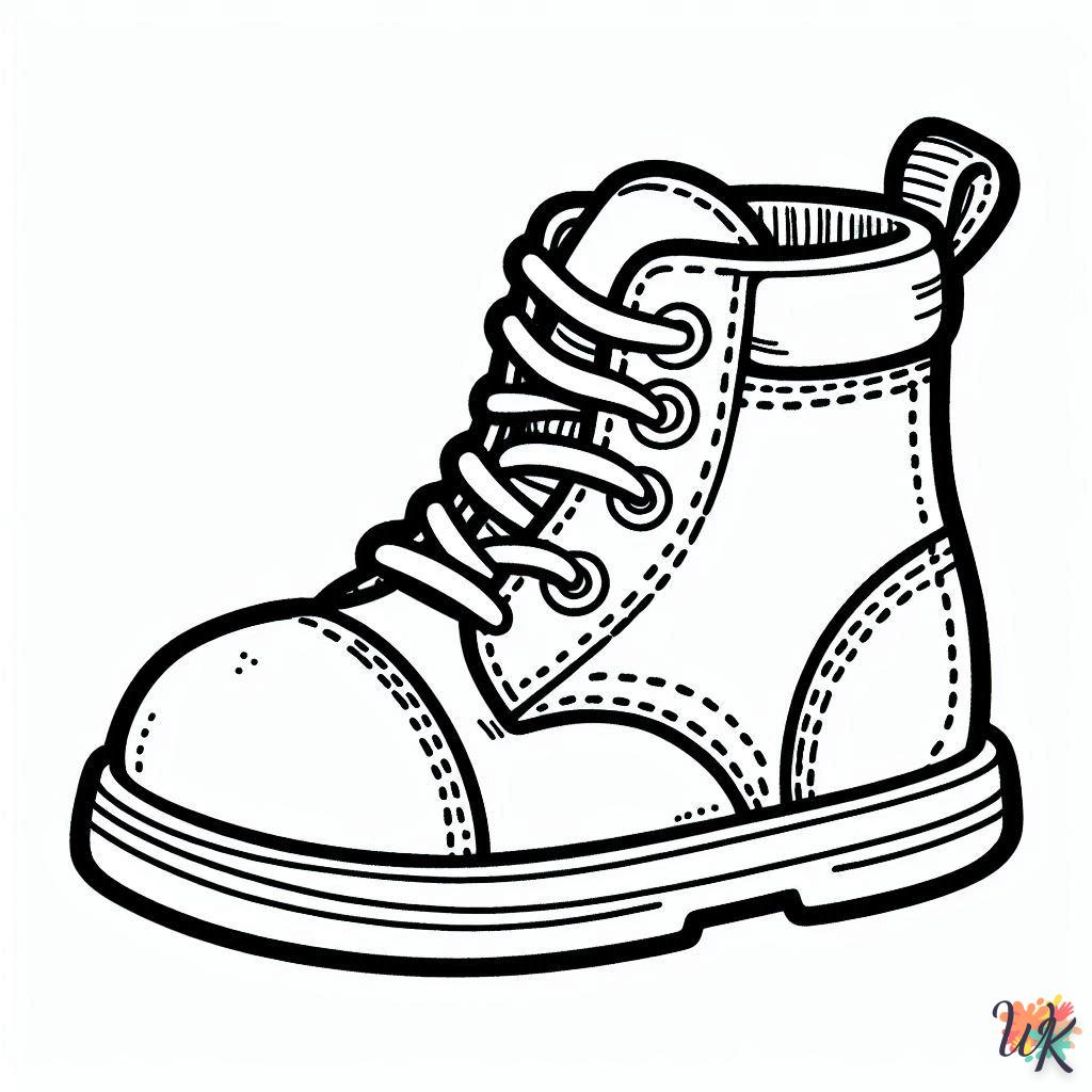 Dibujos Para Colorear Zapatillas