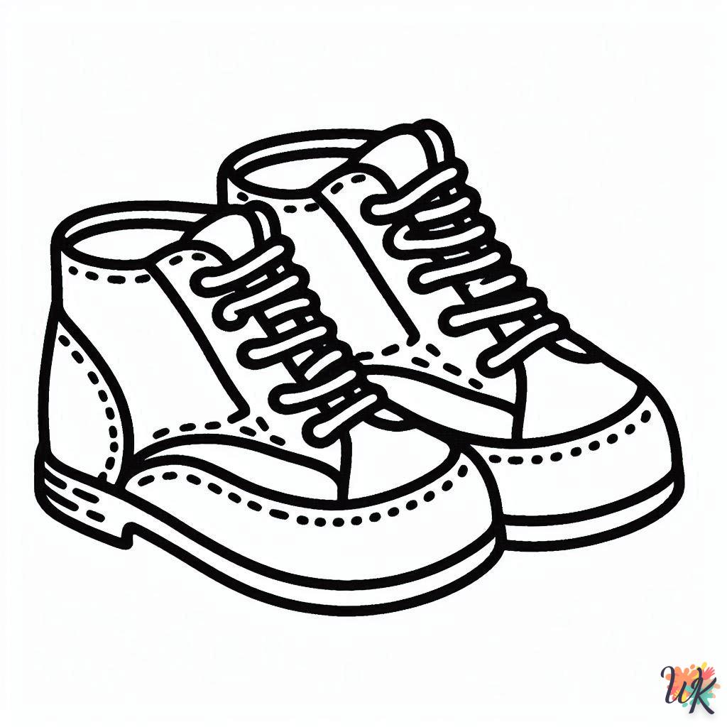 Dibujos Para Colorear Zapatillas