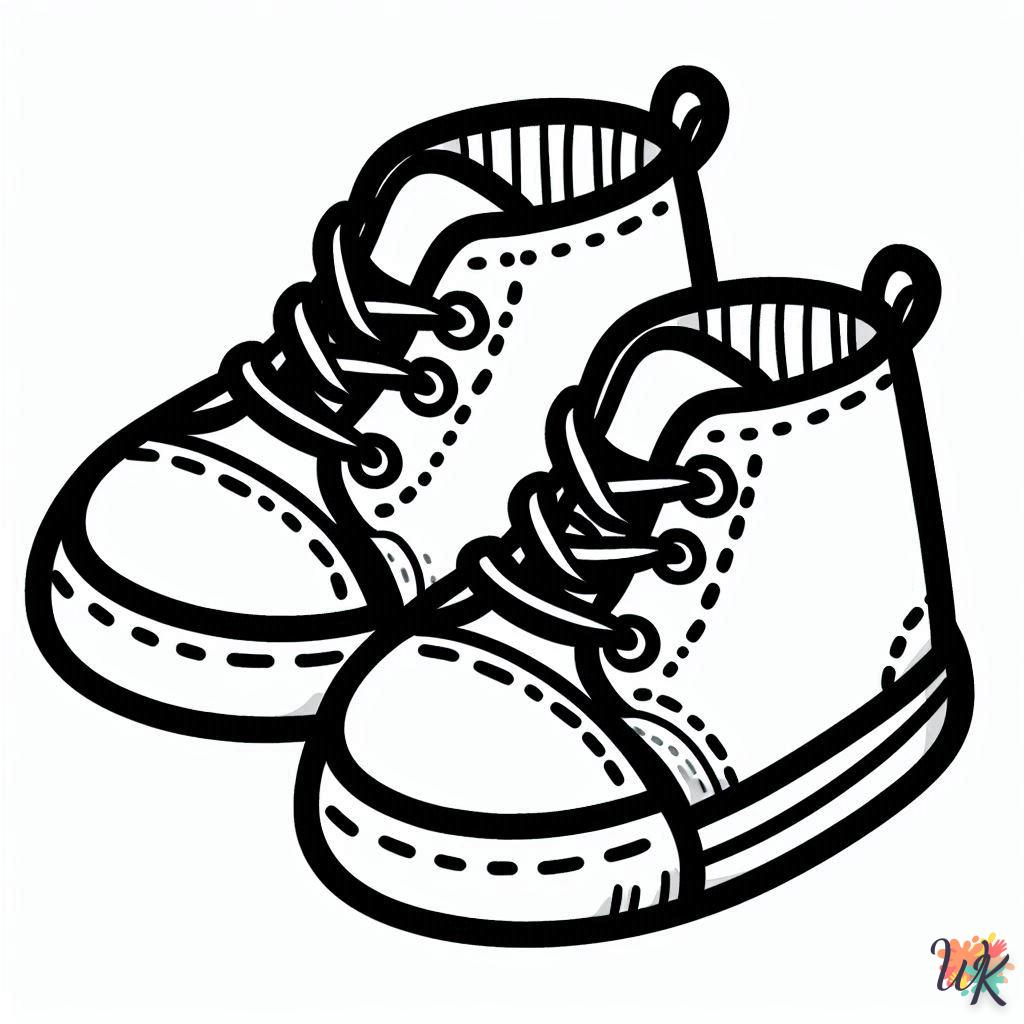 Dibujos Para Colorear Zapatillas