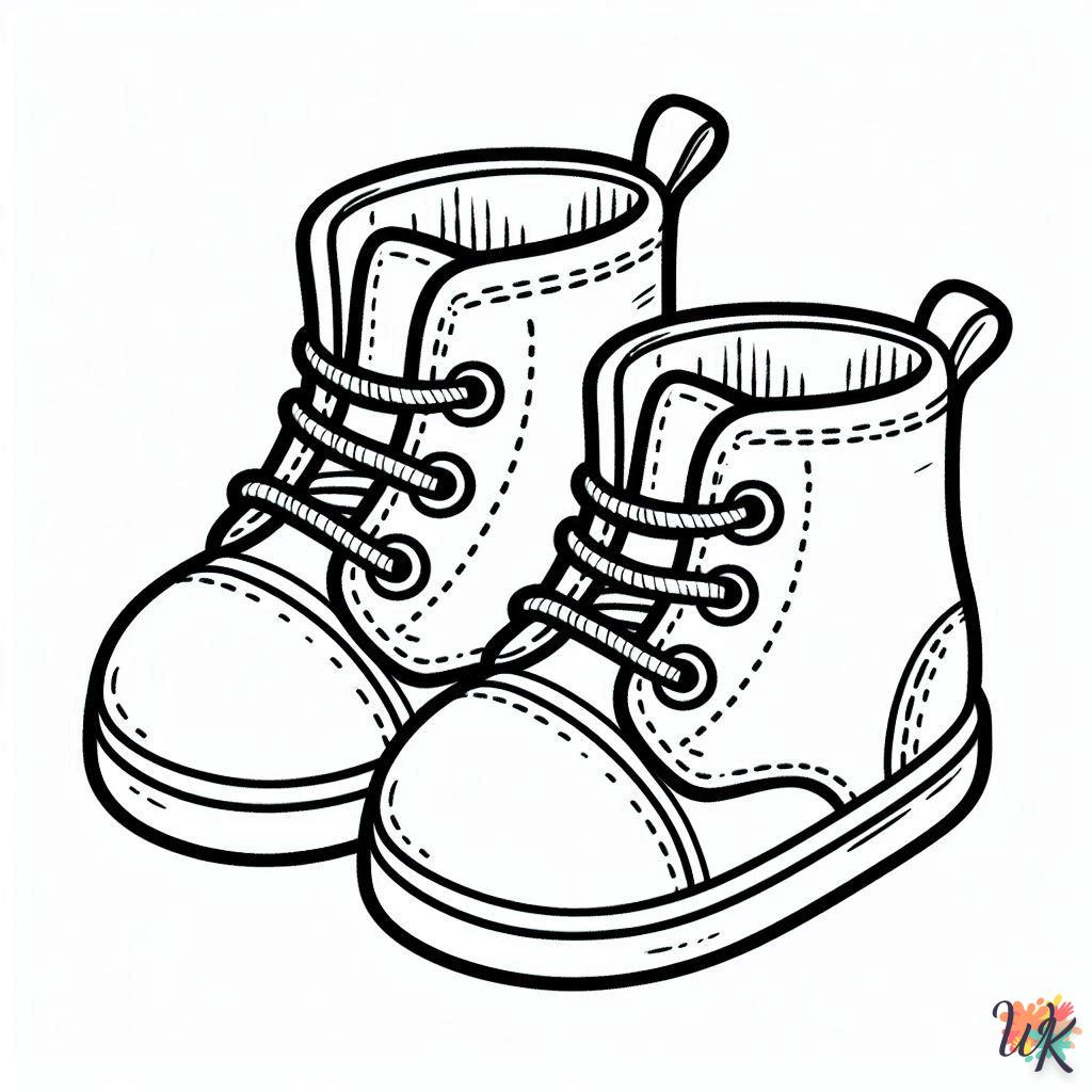 Dibujos Para Colorear Zapatillas