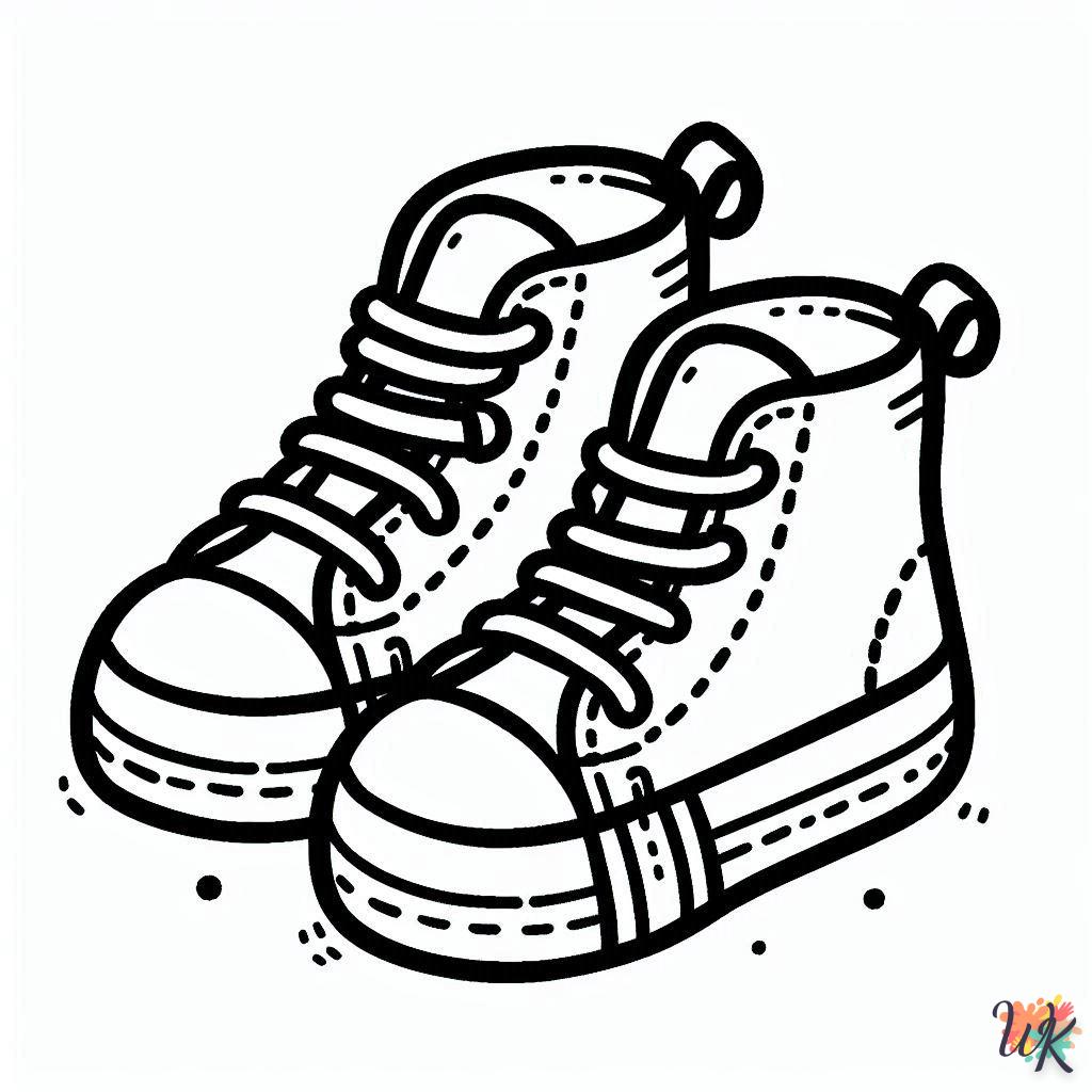 Dibujos Para Colorear Zapatillas