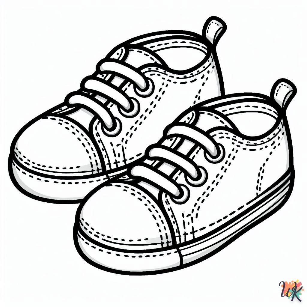 Dibujos Para Colorear Zapatillas