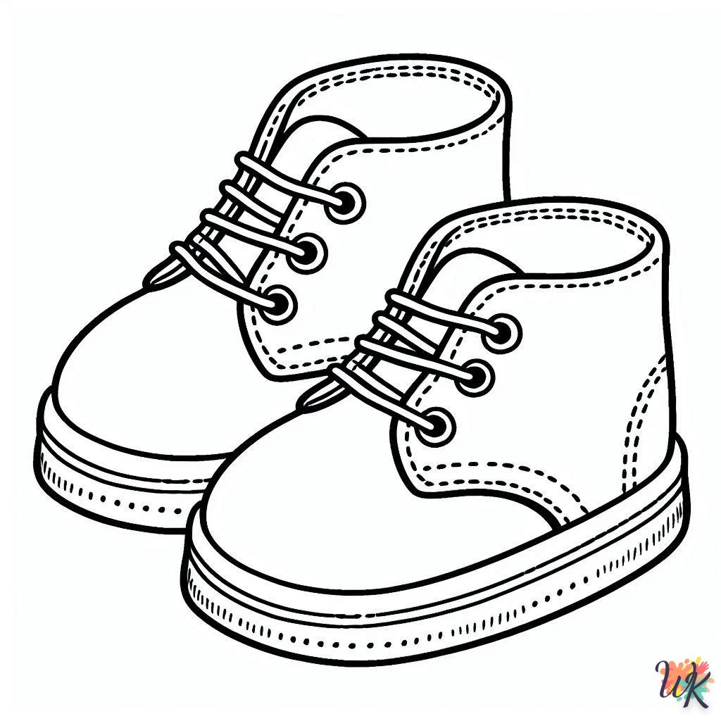 Dibujos Para Colorear Zapatillas