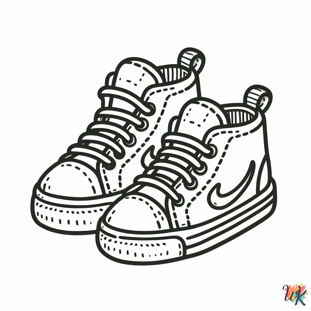 Dibujos Para Colorear Zapatillas