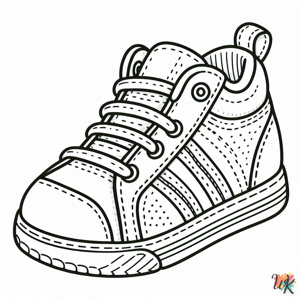 Dibujos Para Colorear Zapatillas