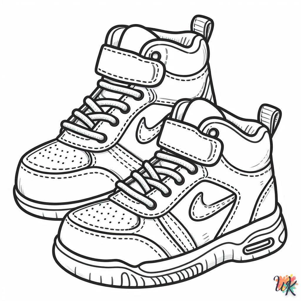 Dibujos Para Colorear Zapatillas