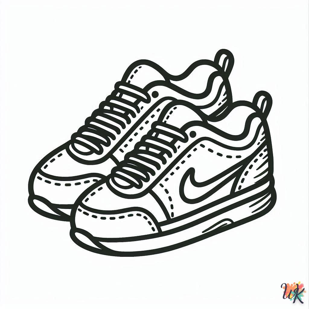 Dibujos Para Colorear Zapatillas