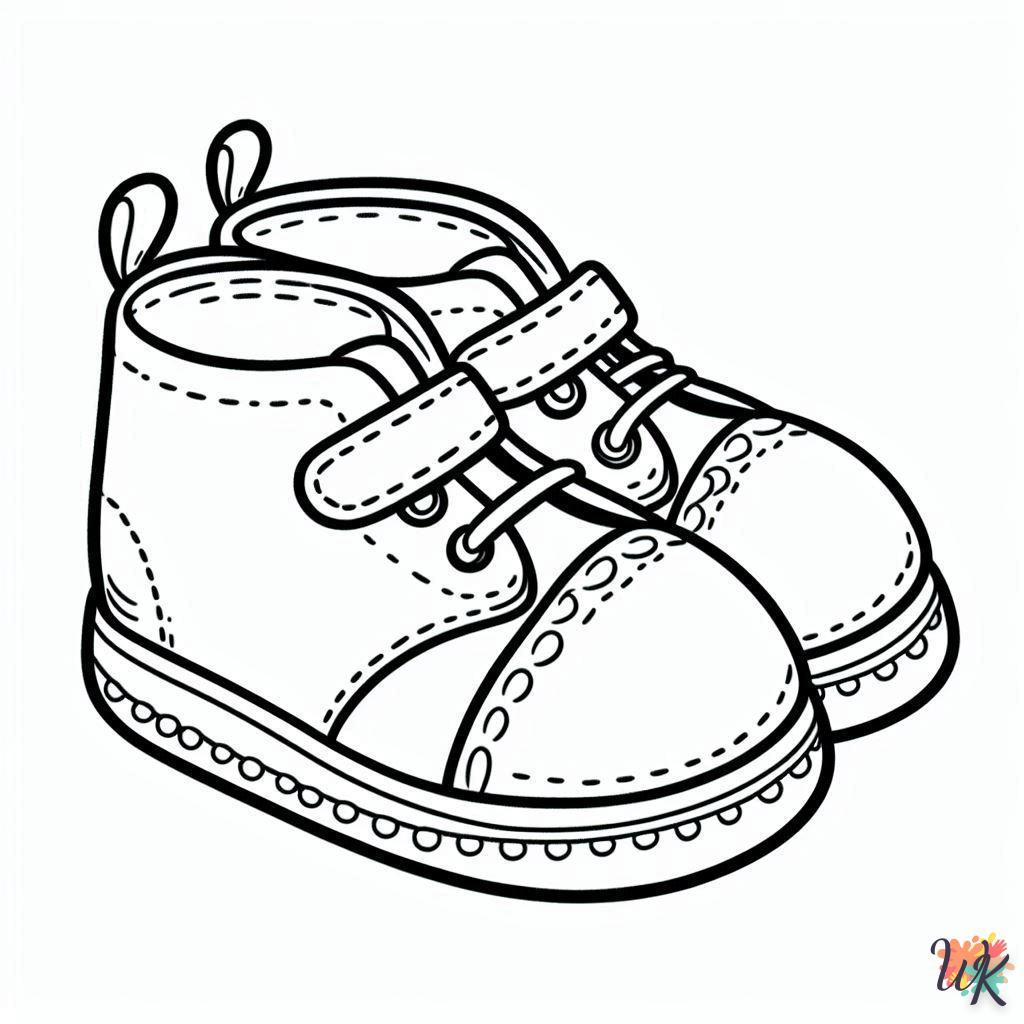 Dibujos Para Colorear Zapatillas