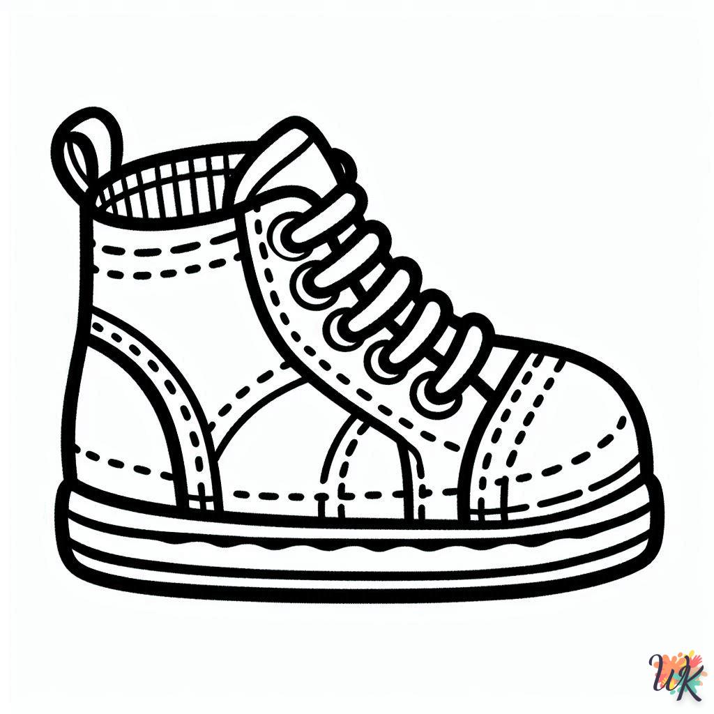 Dibujos Para Colorear Zapatillas