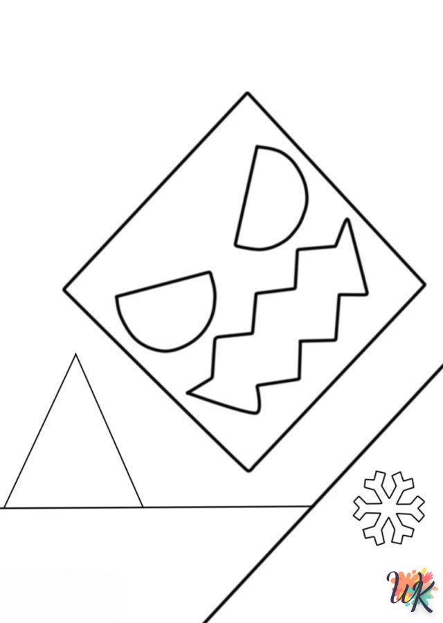 Dibujos para Colorear Geometry Dash 1