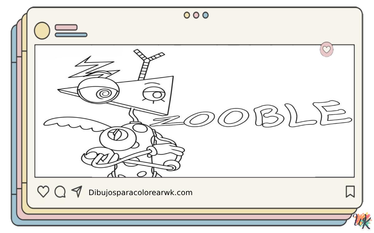 Zooble 9 10 Dibujos Para Colorear Zooble