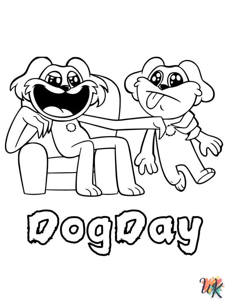 DogDay para colorear 4