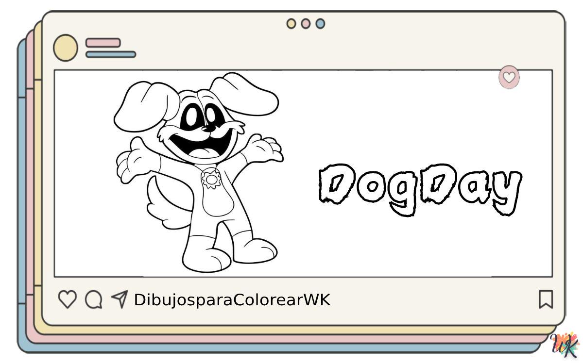 26 Dibujos Para Colorear DogDay