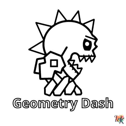 Geometry Dash para colorear 1