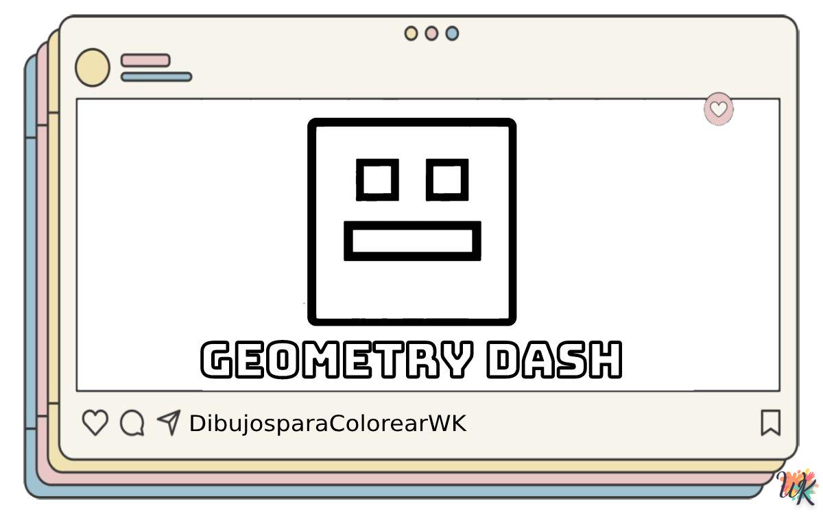 32 Dibujos Para Colorear Geometry Dash