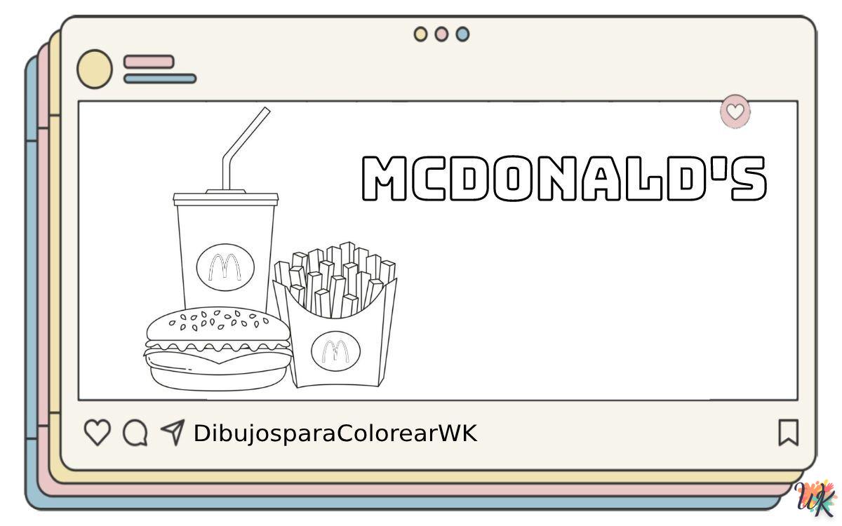 53 Dibujos Para Colorear McDonald’s