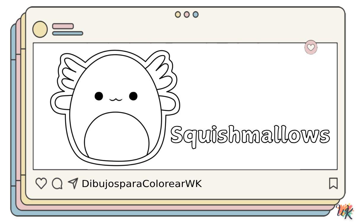 43 Dibujos Para Colorear Squishmallows