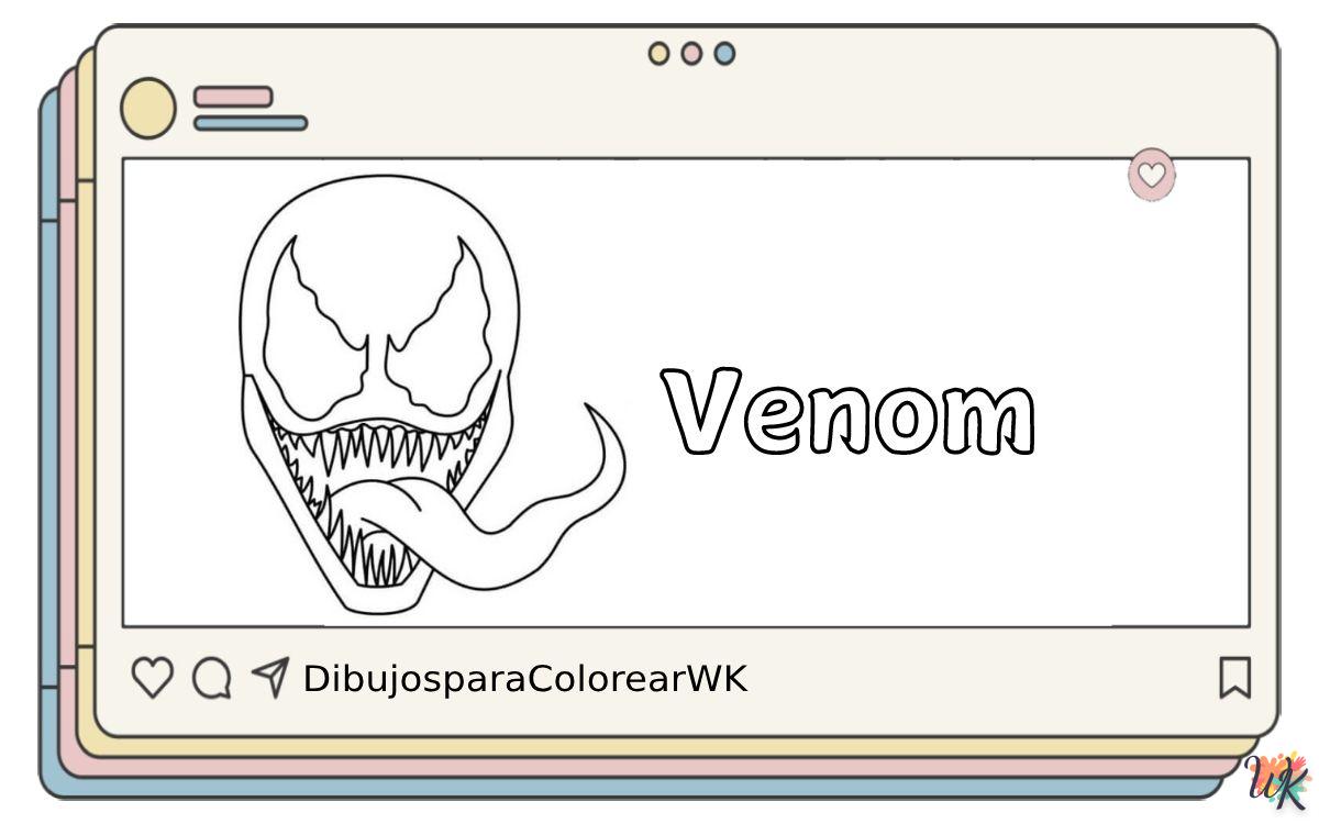 Venom 7 55 Dibujos Para Colorear Venom