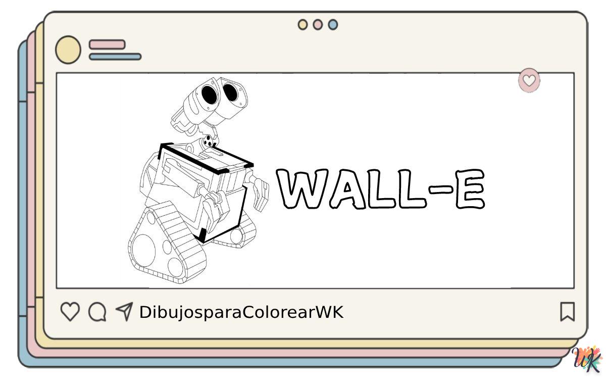 51 Dibujos Para Colorear WALL-E