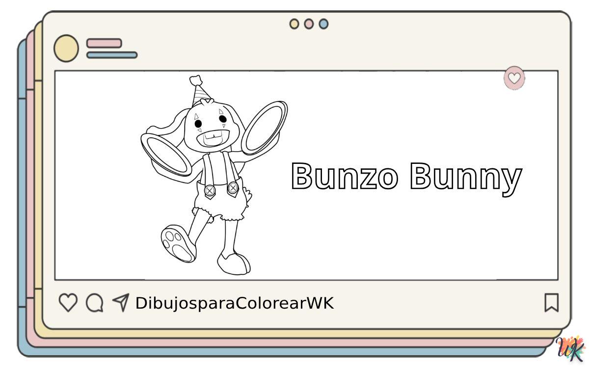 20 Dibujos Para Colorear Bunzo Bunny