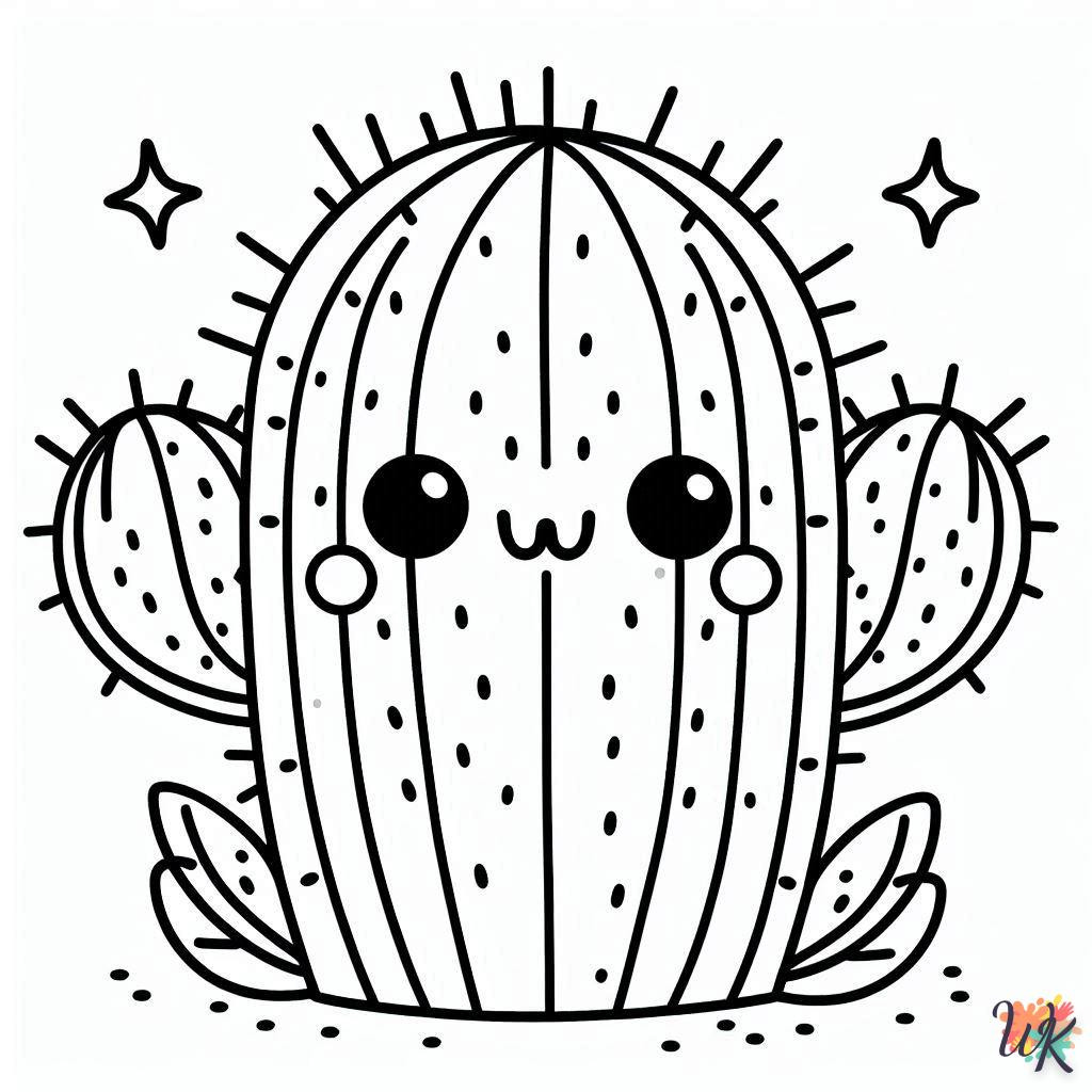 Dibujos Para Colorear Cactus