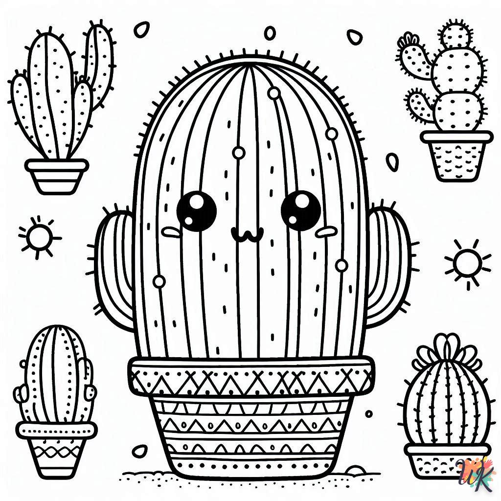 Dibujos Para Colorear Cactus