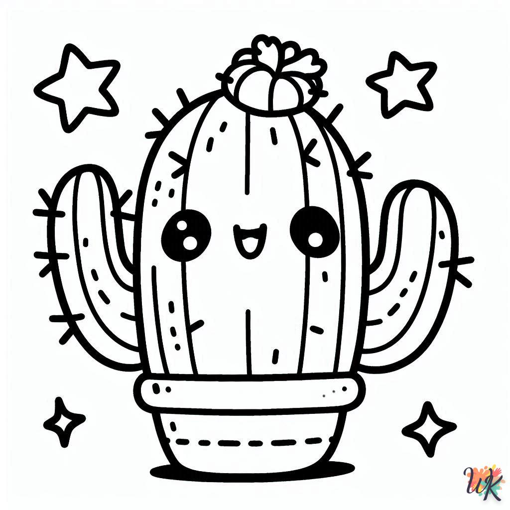 Dibujos Para Colorear Cactus