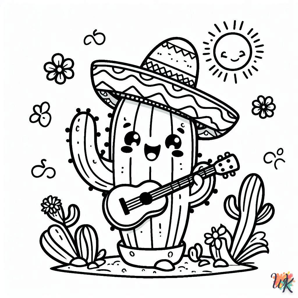 Dibujos Para Colorear Cactus