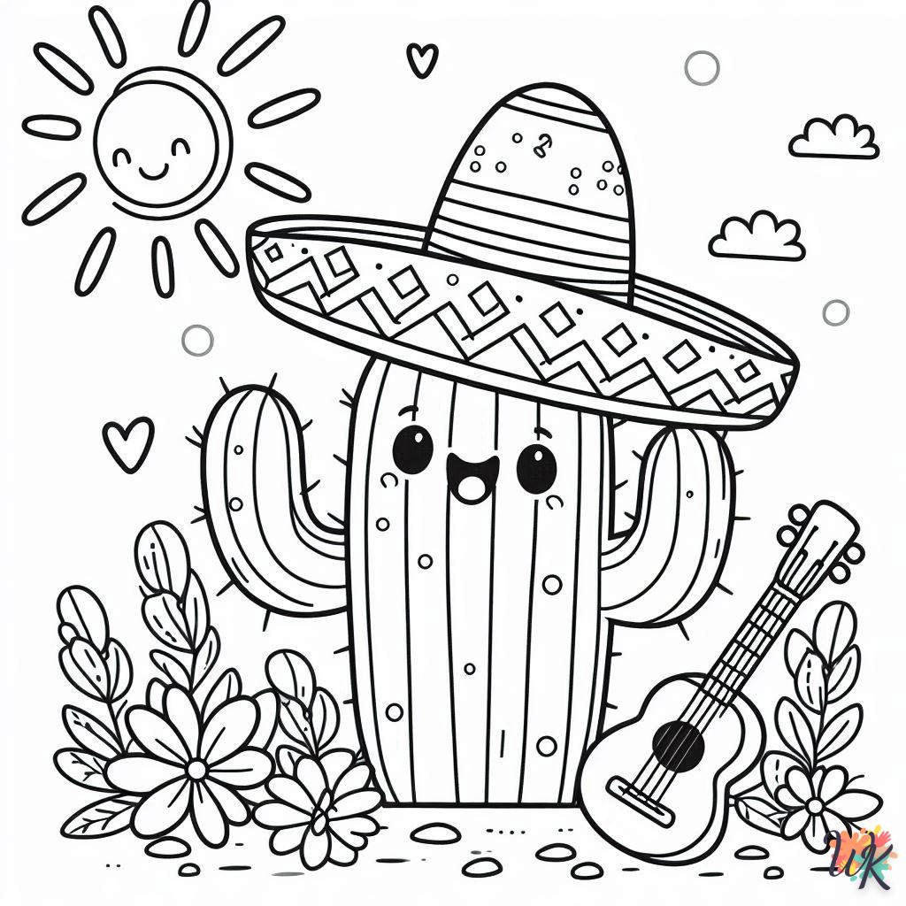 Dibujos Para Colorear Cactus