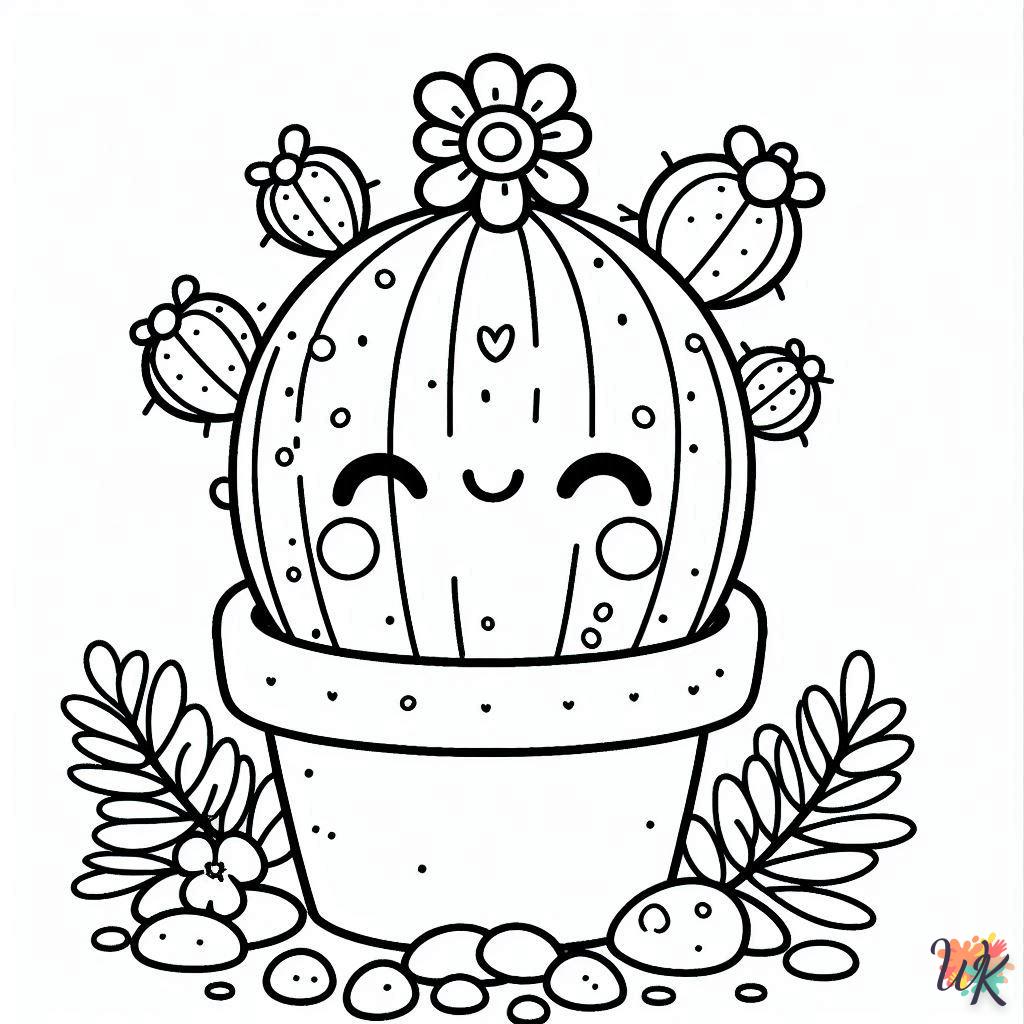 Dibujos Para Colorear Cactus