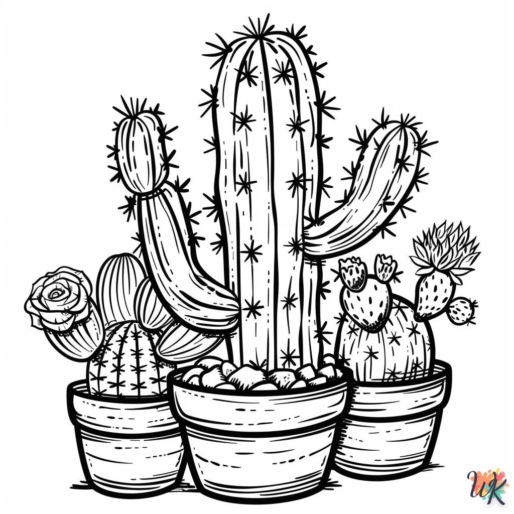 Dibujos Para Colorear Cactus