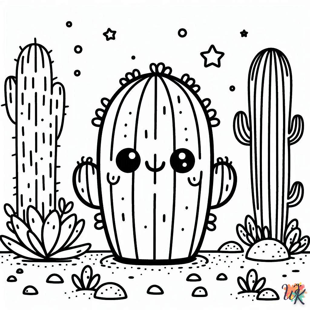 Dibujos Para Colorear Cactus